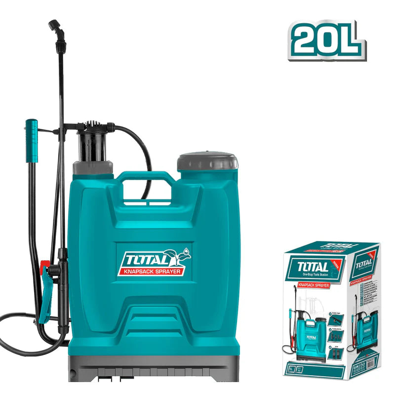 Asperjadora Fumigador Rociador Bomba Manual Tipo Mochila Para Uso Agricola 20L Total THSPP42002 TOTAL