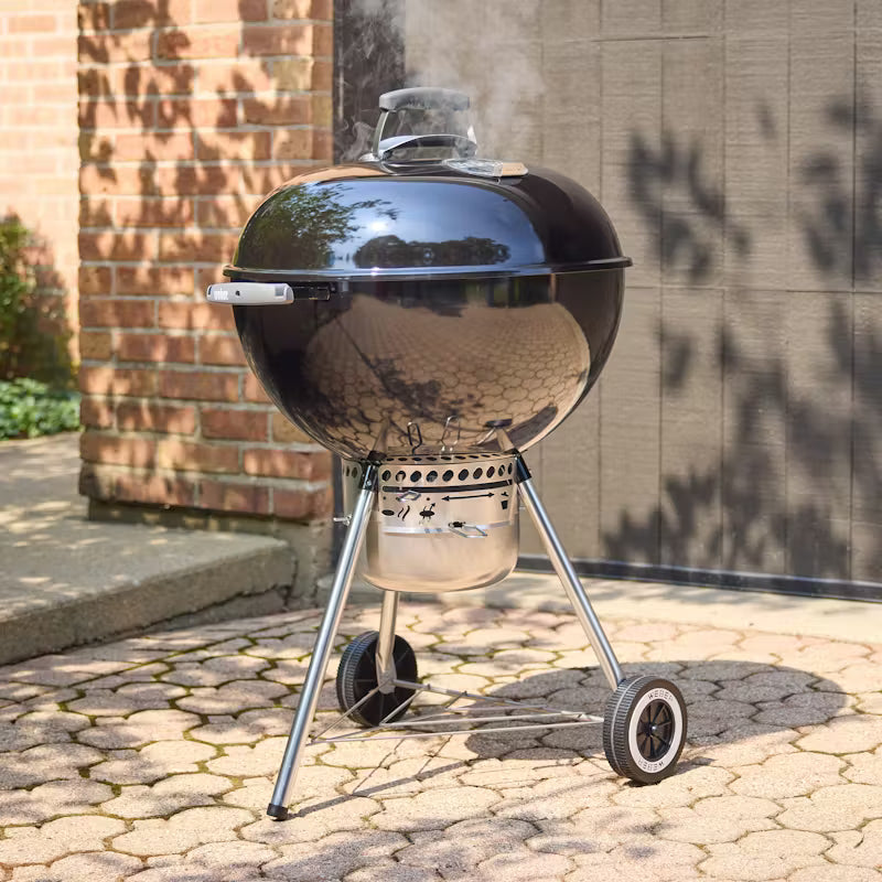 Asador a Carbón Original Kettle Premium 22" Negro Weber 14401001 BBQ. Weber