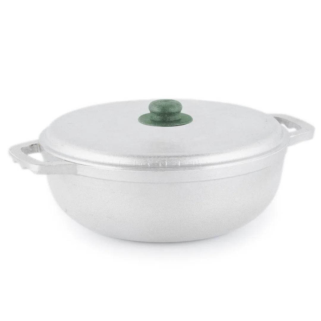 Caldero de Aluminio con Tapa de 4lb/30cm Universal C-97700 / PR-97700 Paila.