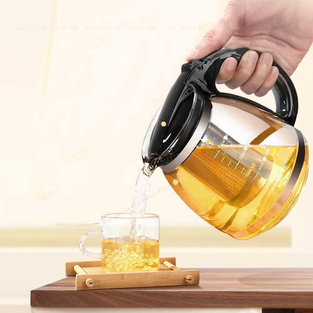 Tetera de Vidrio con Filtro para Té de 2000ml 2000A Selecto