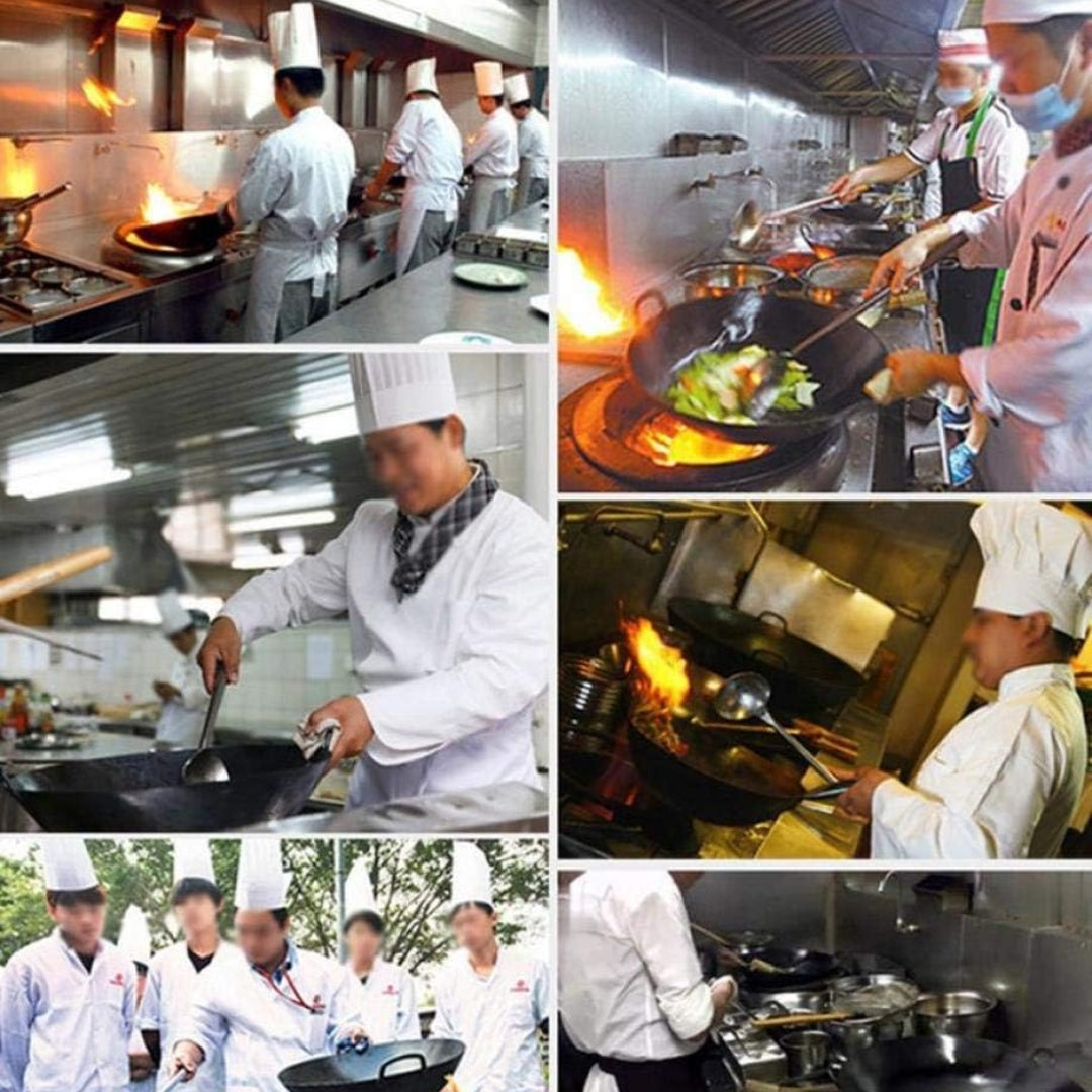 Wok de Acero de 2 Mangos desde 52cm, 55cm & 60cm