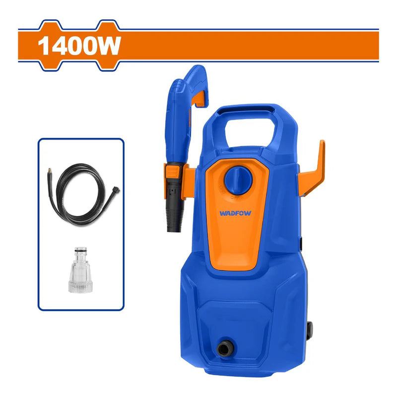 Hidrolavadora De Alta Presión. 5.6L 110-120V~60Hz. Potencia 1400W. Presión Max. 110Bar (1595PSI) Wadfow UWHP3A14