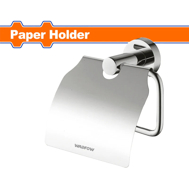 Soporte Para Papel Higiénico Con Tapa De Pared Para Baño. Aleación. Incluye Tornillos. Set. Portapapel Wadfow WZG1504 WADFOW