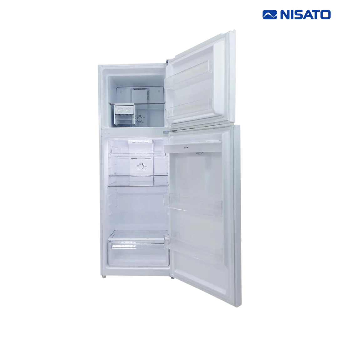 Refrigeradora Top Mount con Dispensador de Agua 11.7p3 Nisato NRF-318SSWDMH NISATO