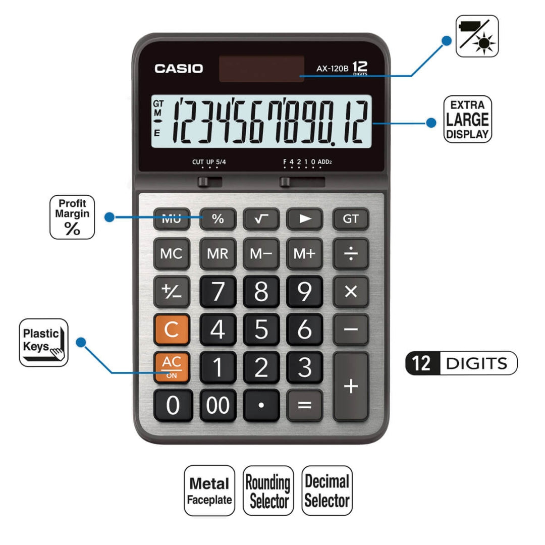 Calculadora Casio AX-120B