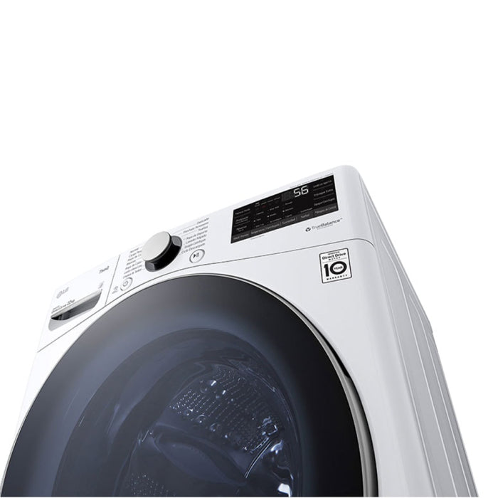 Lavadora Automática Carga Frontal 22kg ThinQ Steam TurboWash LG WM22WV2S6BR LG