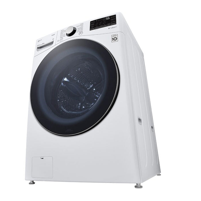 Lavadora Automática Carga Frontal 22kg ThinQ Steam TurboWash LG WM22WV2S6BR LG