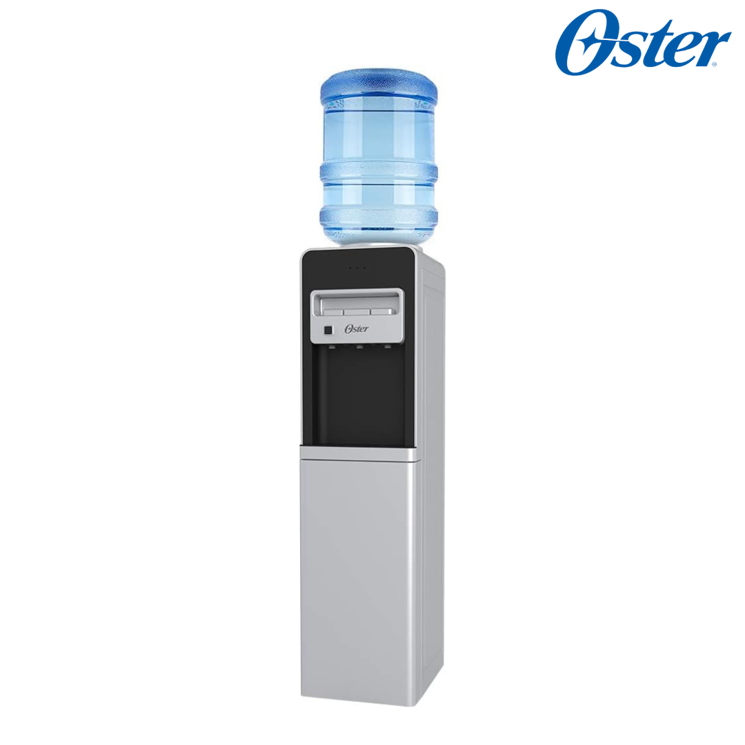 Dispensador de Agua en Garrafón de 11L y 19L Fría Caliente Ambiente con Compartimiento de Almacenaje Oster OS-WDA3200 OSTER