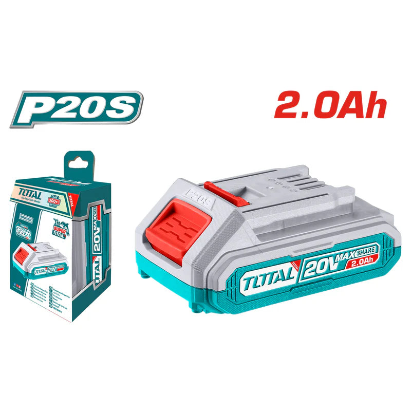 Batería 20V Inalámbrica Litio 2.0 Ah TOTAL TFBLI20011 TOTAL