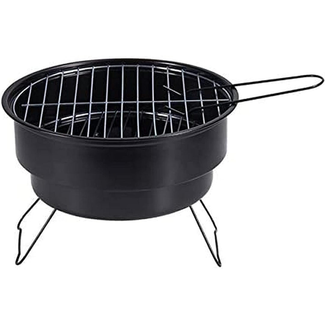 Mini Parrilla o Asador Redondo Portátil Metálica ALP-BBQ2718 Selecto