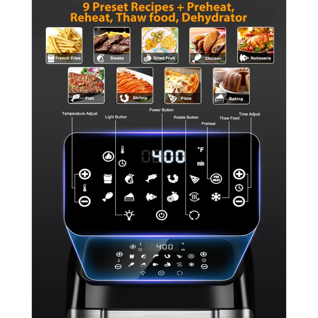 Freidora de Aire con Horno 10en1 de 12 Litros Lotus LT-9126 LOTUS