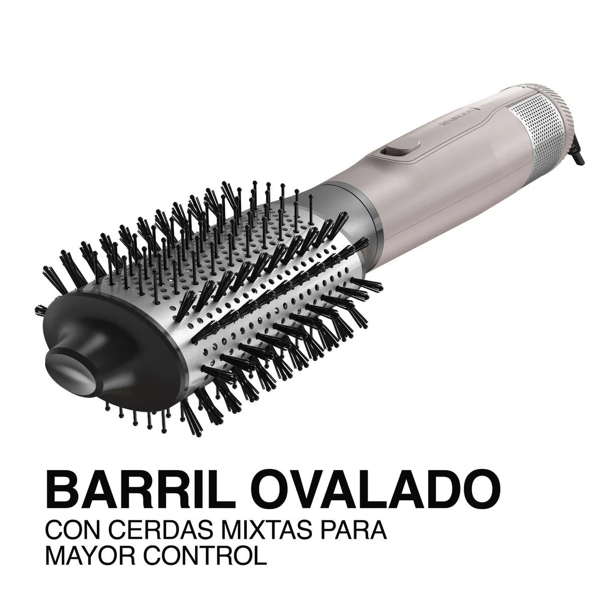Cepillo Secador de Aire Ovalado con Barril de Cerámica y Titanio | Seca, Alisa y Da Volumen al Cabello Remington AS15A