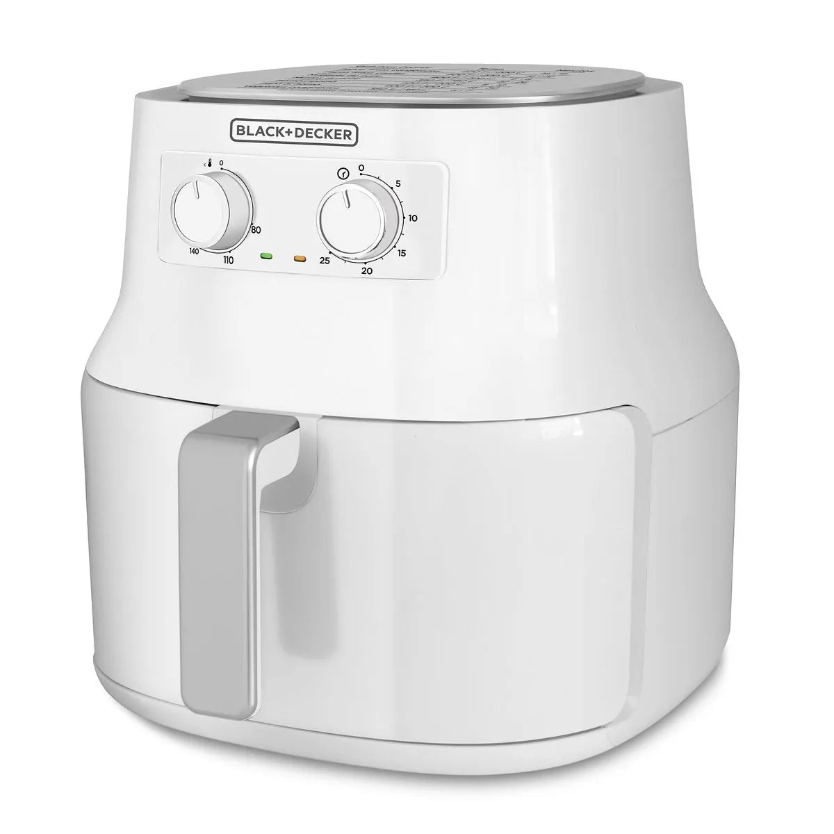 Freidora de Aire Eléctrica 4.5L Blanco Black and Decker HF4004W BLACK + DECKER