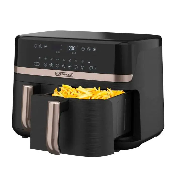Freidora de Aire Doble Cesta 9L Purifry 9 Funciones en 1 Black and Decker AFBD92-1BDLA