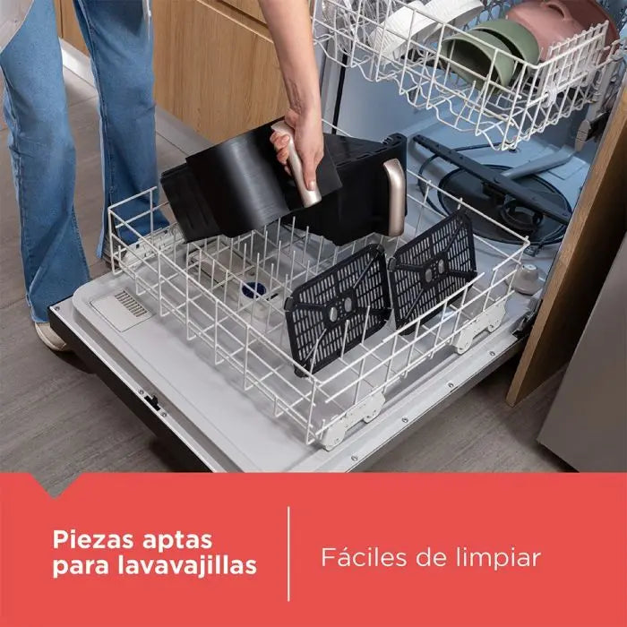 Freidora de Aire Doble Cesta 9L Purifry 9 Funciones en 1 Black and Decker AFBD92-1BDLA BLACK + DECKER