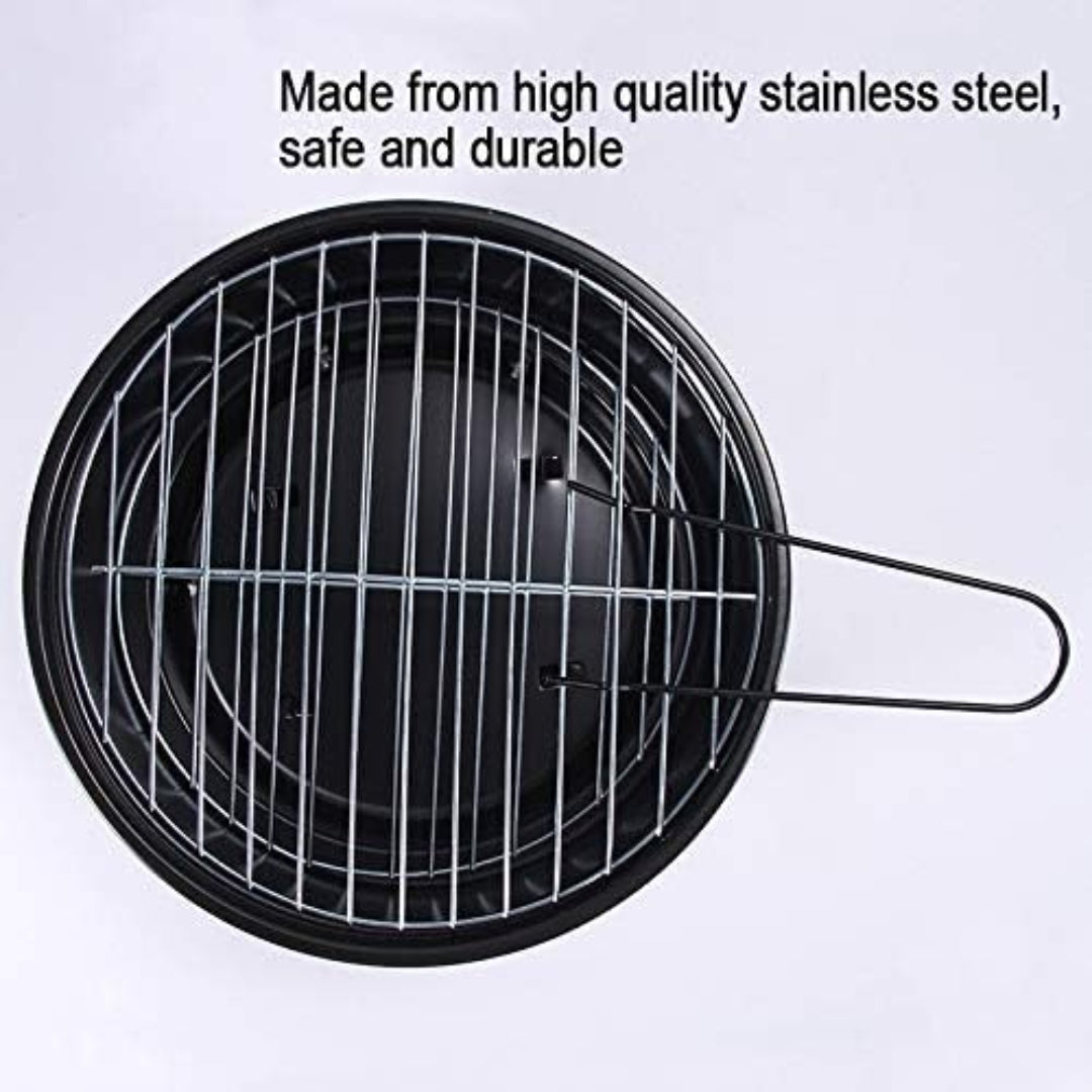 Mini Parrilla o Asador Redondo Portátil Metálica ALP-BBQ2718 Selecto