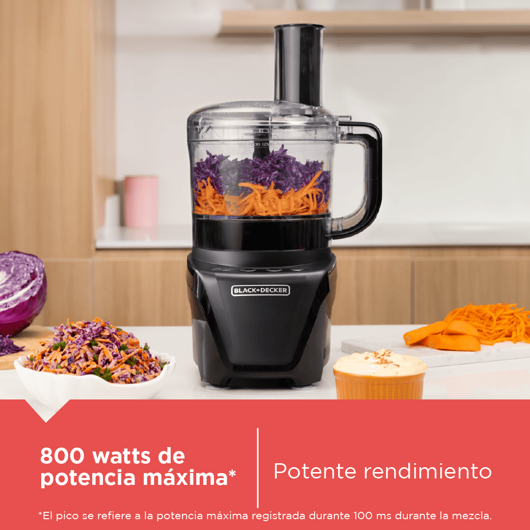 Procesador de Alimentos 8 Tazas Black and Decker FP4342-0BDLA BLACK + DECKER