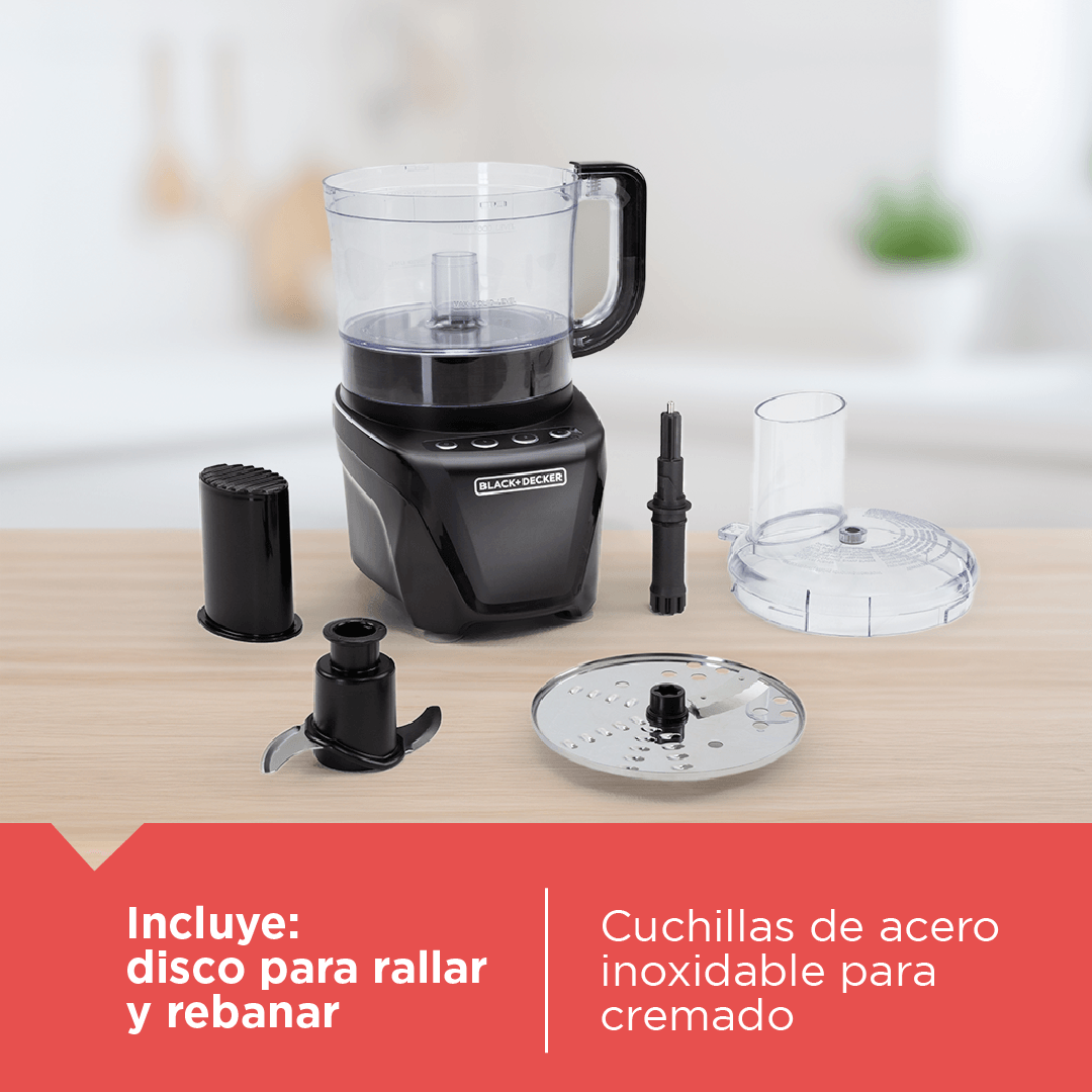 Procesador de Alimentos 8 Tazas Black and Decker FP4342-0BDLA