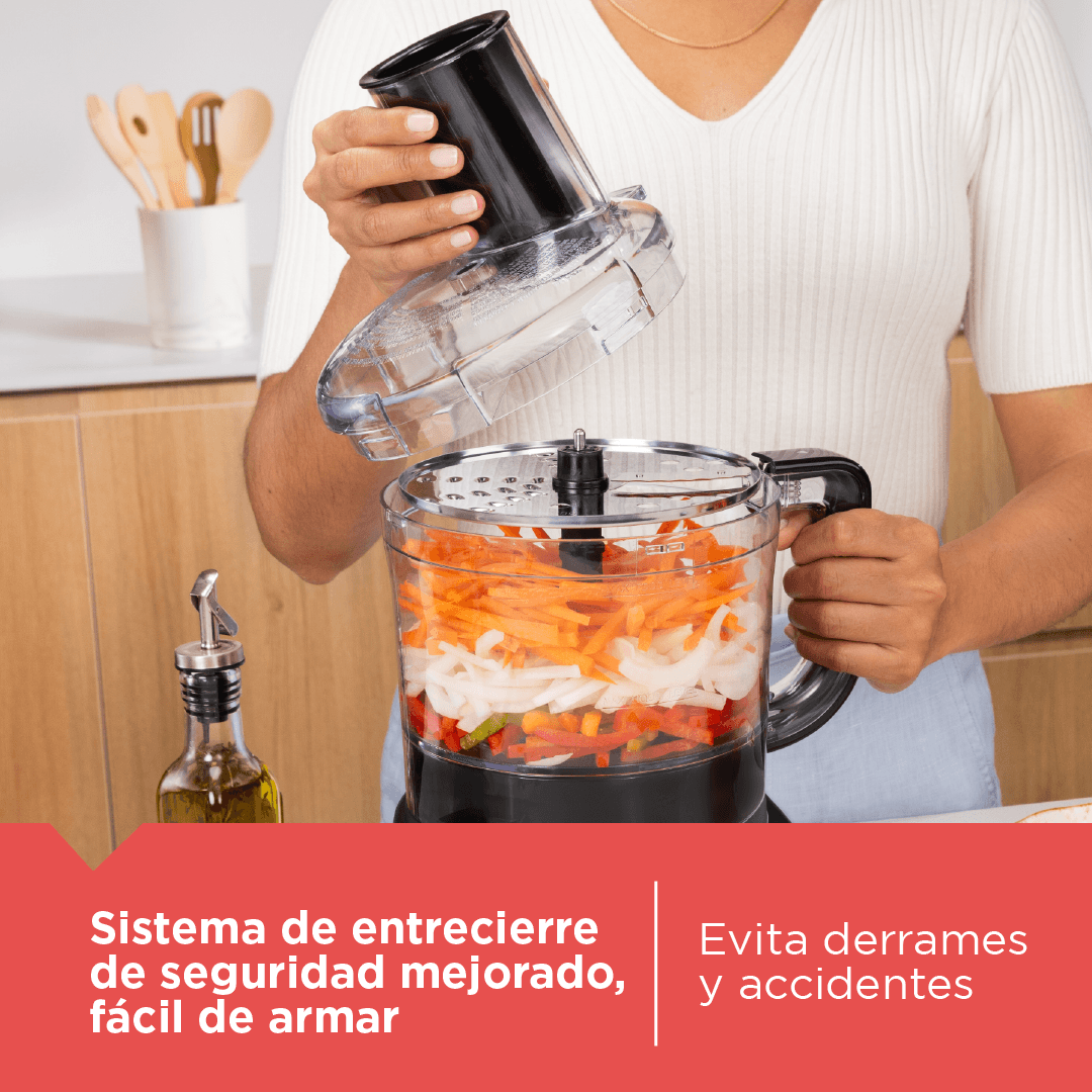 Procesador de Alimentos 8 Tazas Black and Decker FP4342-0BDLA BLACK + DECKER