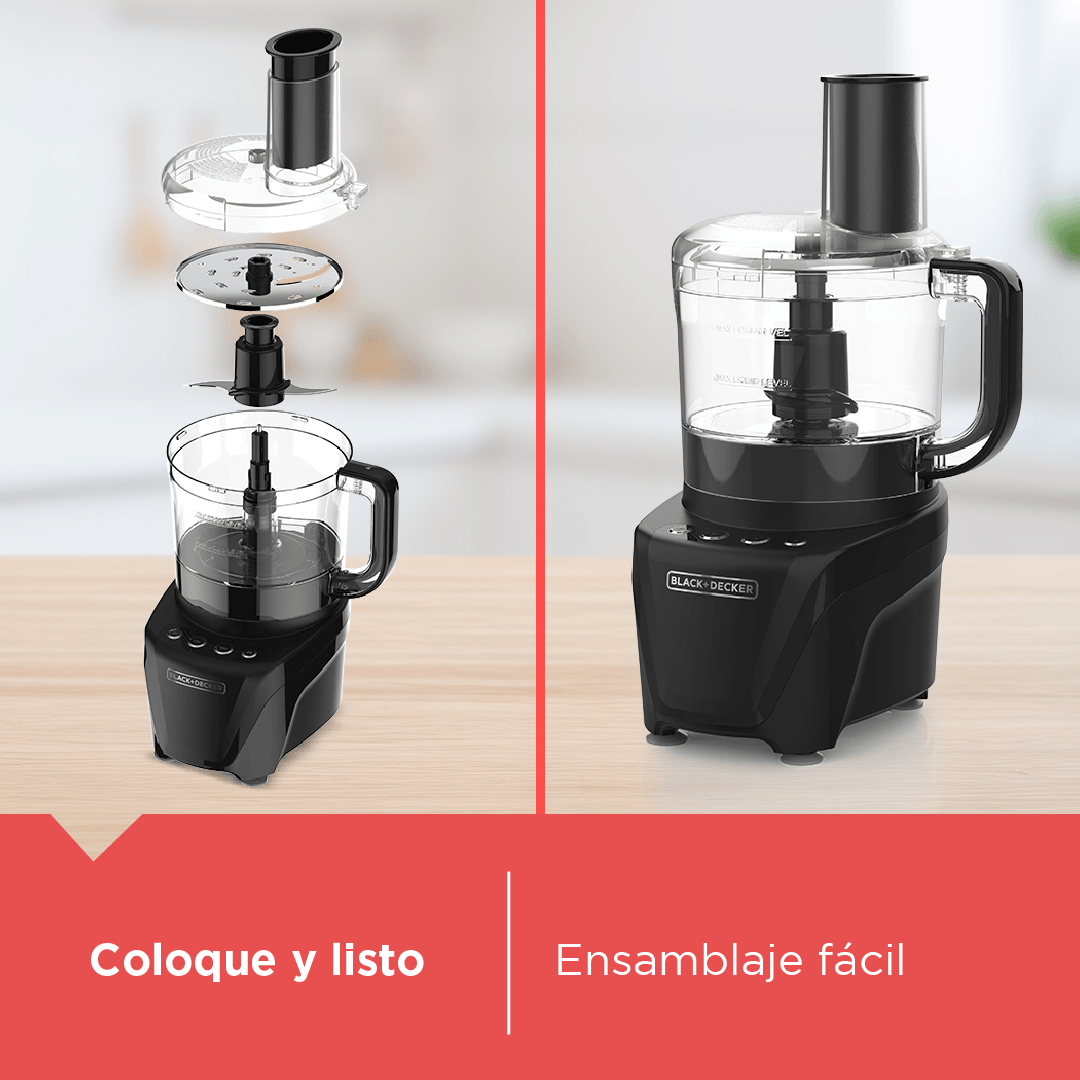 Procesador de Alimentos 8 Tazas Black and Decker FP4342-0BDLA BLACK + DECKER