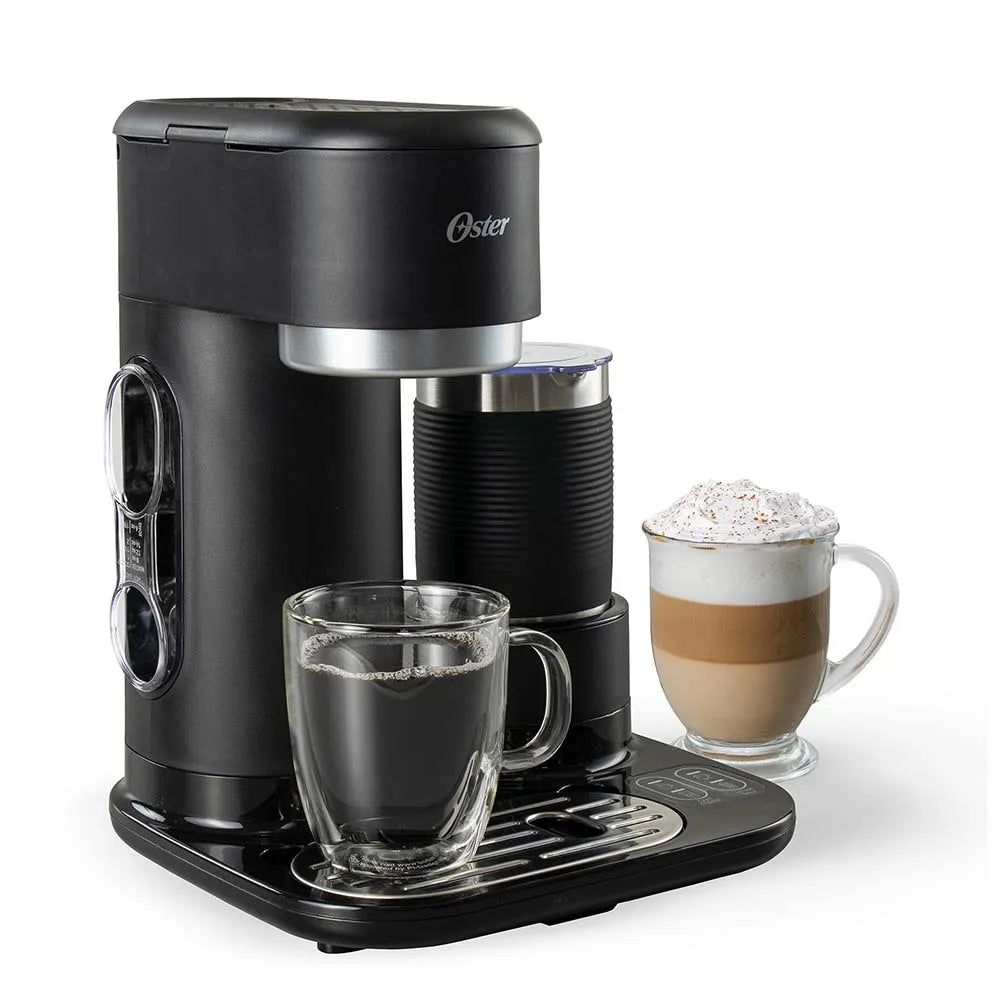Cafetera Latte 4 en 1 con Espumador para Café Helado Granizado o Caliente Oster BVSTDC02B