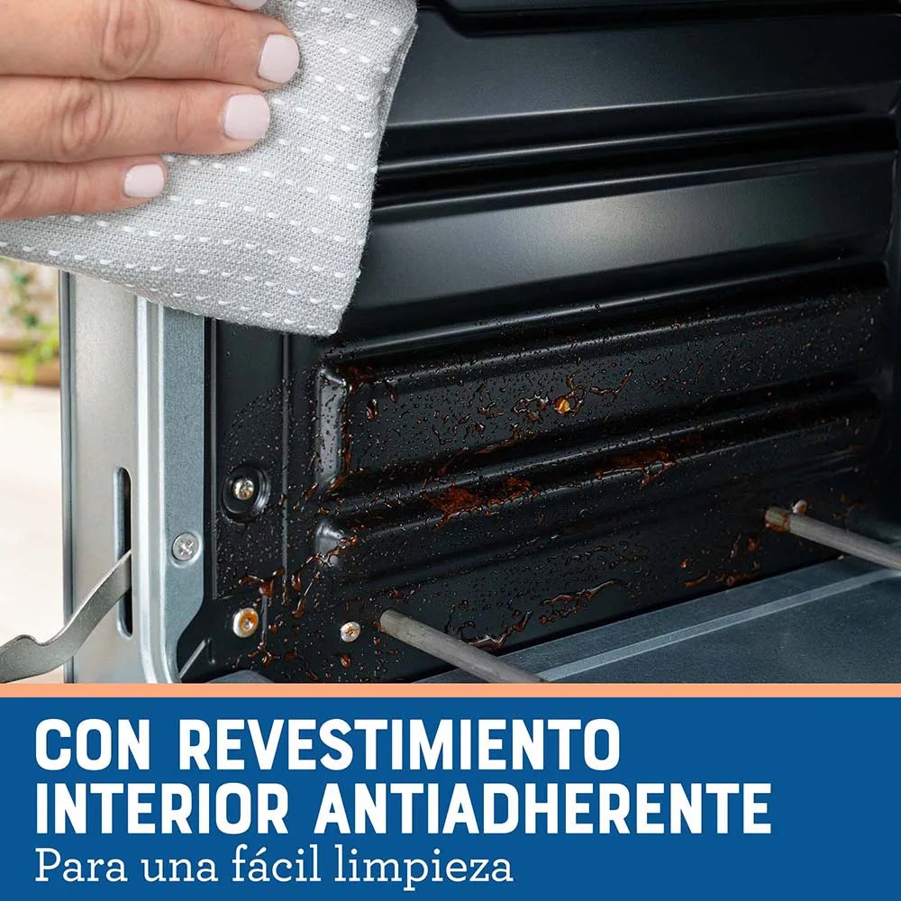 Horno con Freidora de Aire 22L Antiadherente Negro Oster TSSTTVMAF1NS
