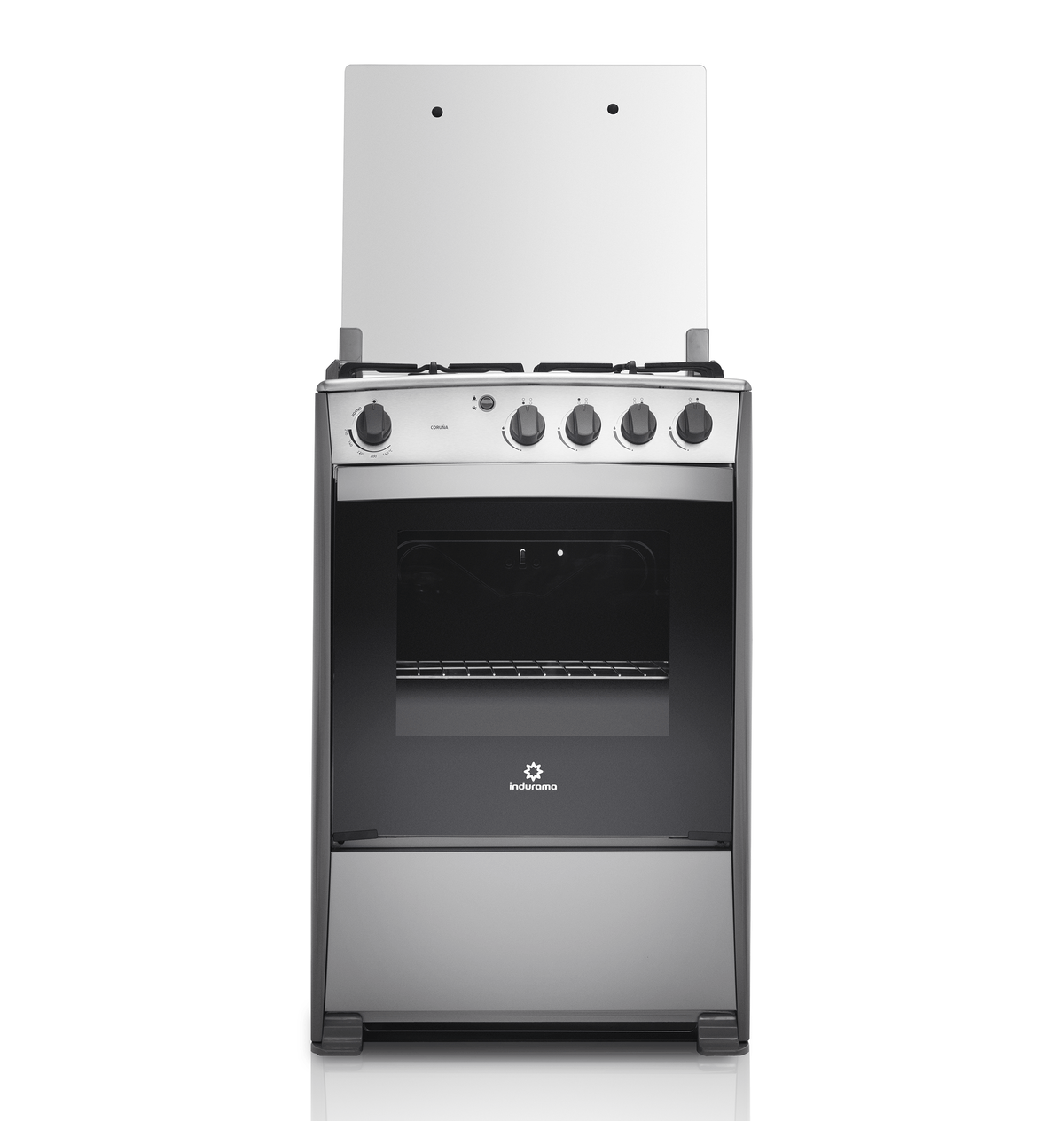 Estufa con Horno Gas Indurama Coruña QZ 24” 4 Quemadores – Croma