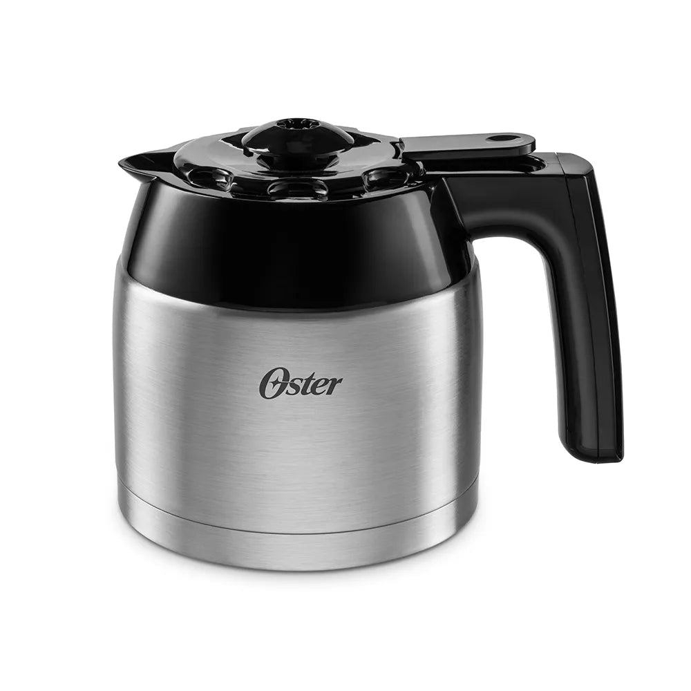 Cafetera Programable de 8 Tazas Pantalla Táctil Negro Acero Inoxidable Oster BVSTDC4404