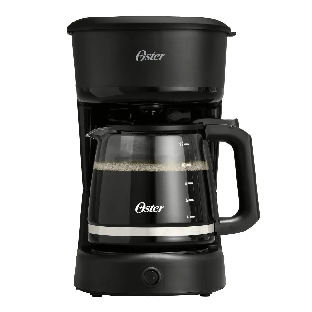 (LLEGANDO 27 DE JULIO) Cafetera Oster® de 12 Tazas con Filtro Reutilizable – BVSTDCS121B | 900W