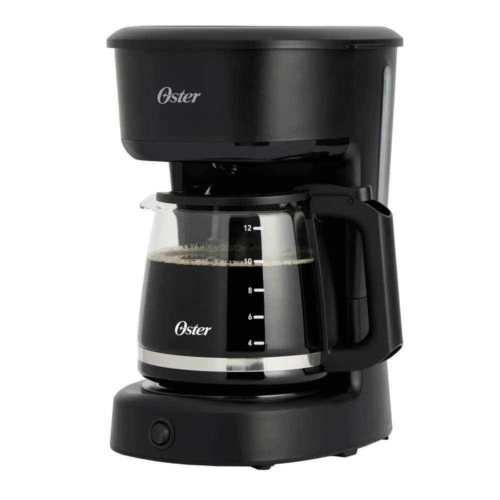 (LLEGANDO 27 DE JULIO) Cafetera Oster® de 12 Tazas con Filtro Reutilizable – BVSTDCS121B | 900W