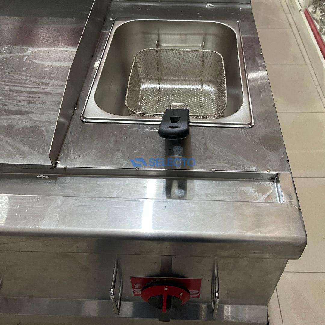 Equipo de Cocina 4 en 1 de Acero Inoxidable 1500*610*430mm HGF-1500 Selecto