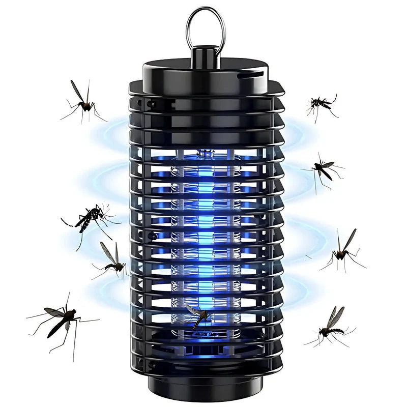 Lámpara Mata Insectos. Trampa Para Mosquitos Eléctrica 110V. Luz UV 360° Para Interiores Y Exteriores. AB1537