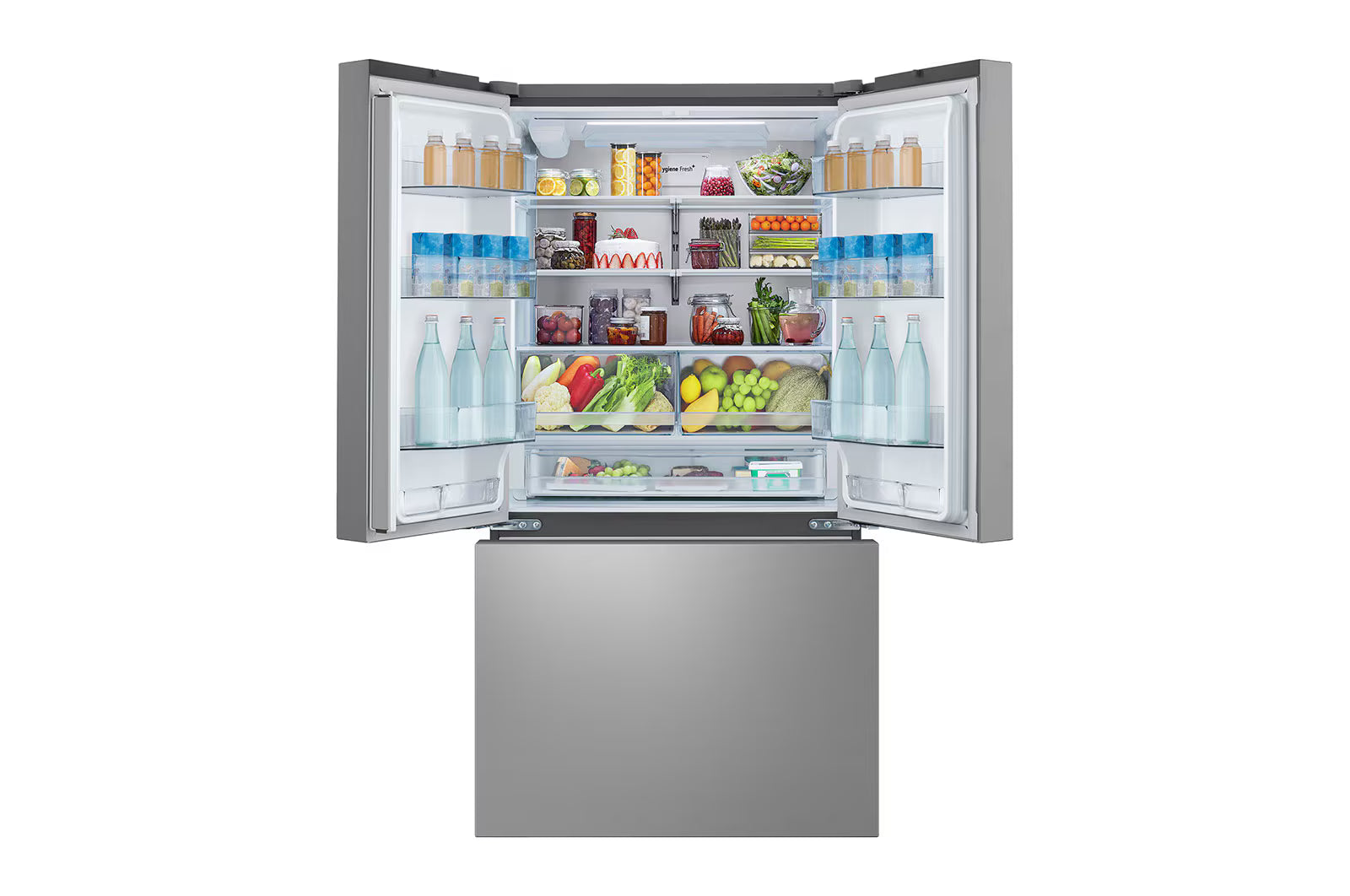 Refrigeradora French Door 25p3 Smart Inverter Prime Silver ThinQ LG VF25BNNBB