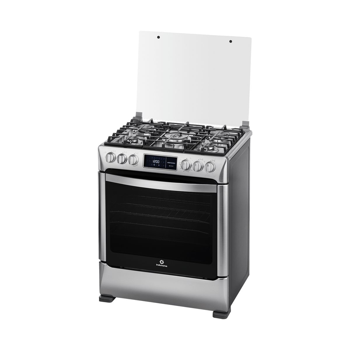 Estufa con Horno a Gas Indurama Montecarlo Zafiro 30” 5 Quemadores – Croma