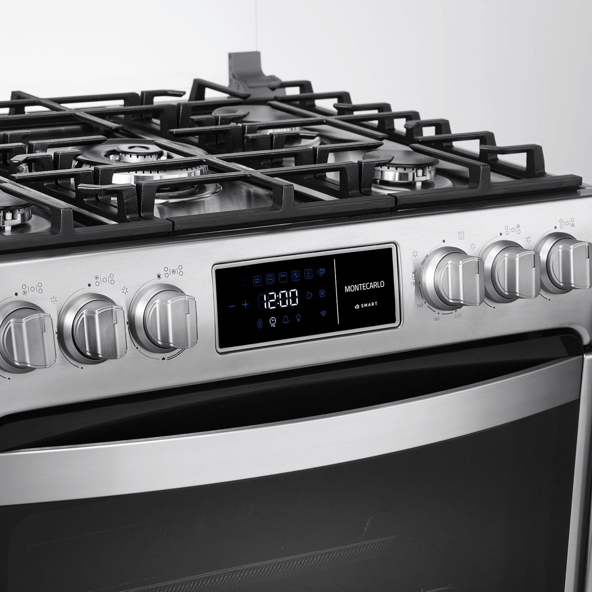 Estufa con Horno a Gas Indurama Montecarlo Zafiro 30” 5 Quemadores – Croma