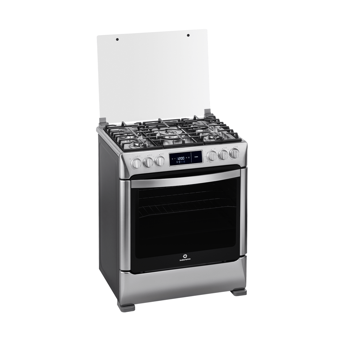 Estufa con Horno a Gas Indurama Roma Zafiro 30” 5 Quemadores con Control Touch