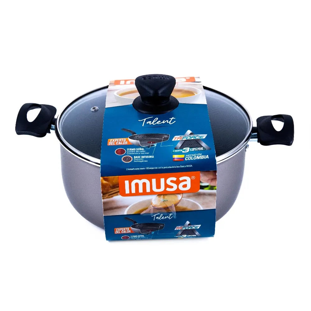 Olla Talent Antiadherente Triforce 24cm/4.8L Imusa 38200 IMUSA
