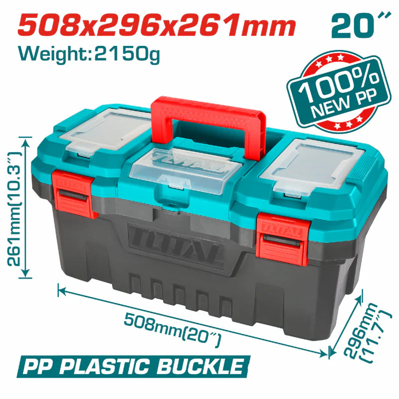 Caja De Herramientas 20" De Plástico TOTAL TPBX0201