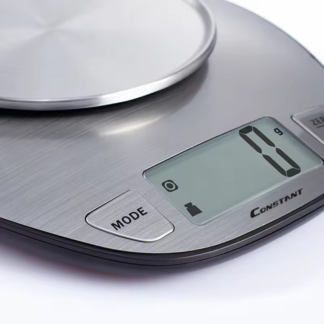 Balanza Digital de 5kg para VOLUMEN en Acero Inoxidable con Bowl de 1.8L 14192-2064B Báscula. Pesa. Selecto