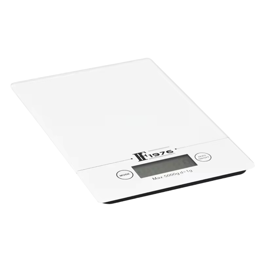 Balanza Digital de Vidrio Templado de 5kg (ml, oz, g, lb) 14192-2014B F1976 Báscula. Pesa. Selecto