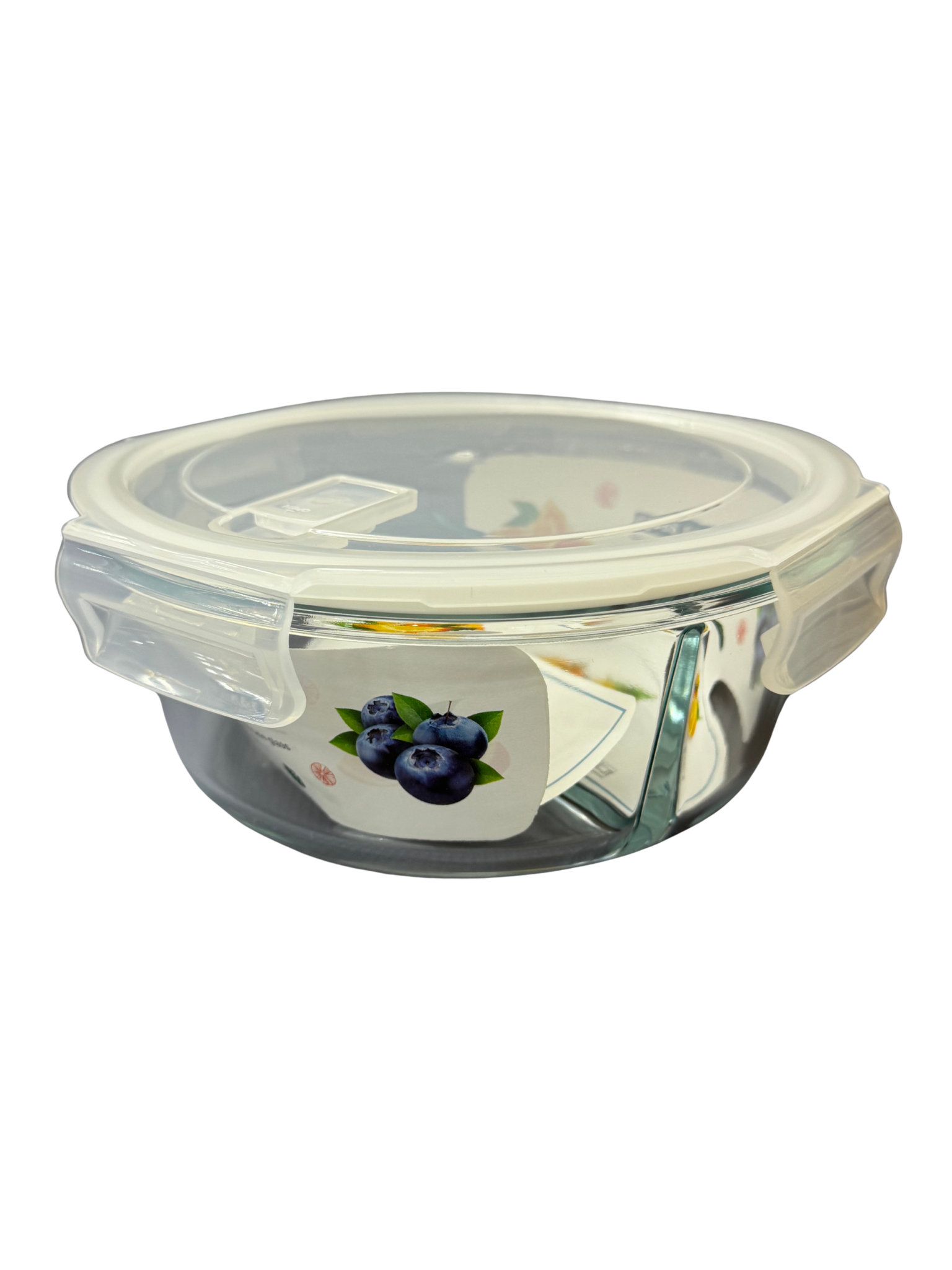 Envase de Vidrio con Tapa 1300ml 16767-16-2 Lonche. Lonchera. Vasija. Selecto