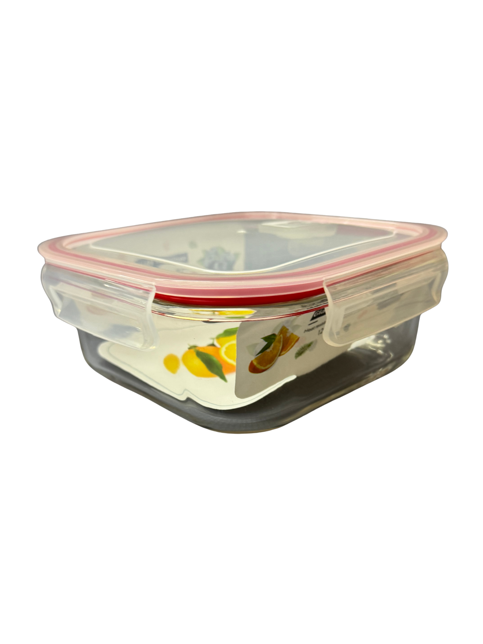 Envase de Vidrio con Tapa 1200ml 16767-22-2 Lonche. Lonchera. Vasija. Selecto