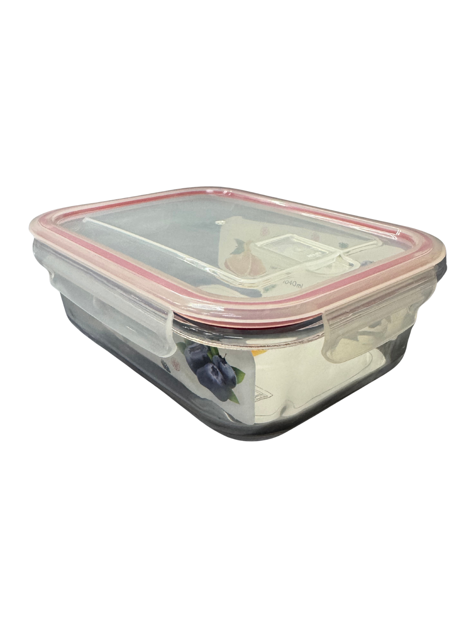 Envase de Vidrio con Tapa 1040ml 16767-3-1 Lonche. Lonchera. Vasija. Selecto