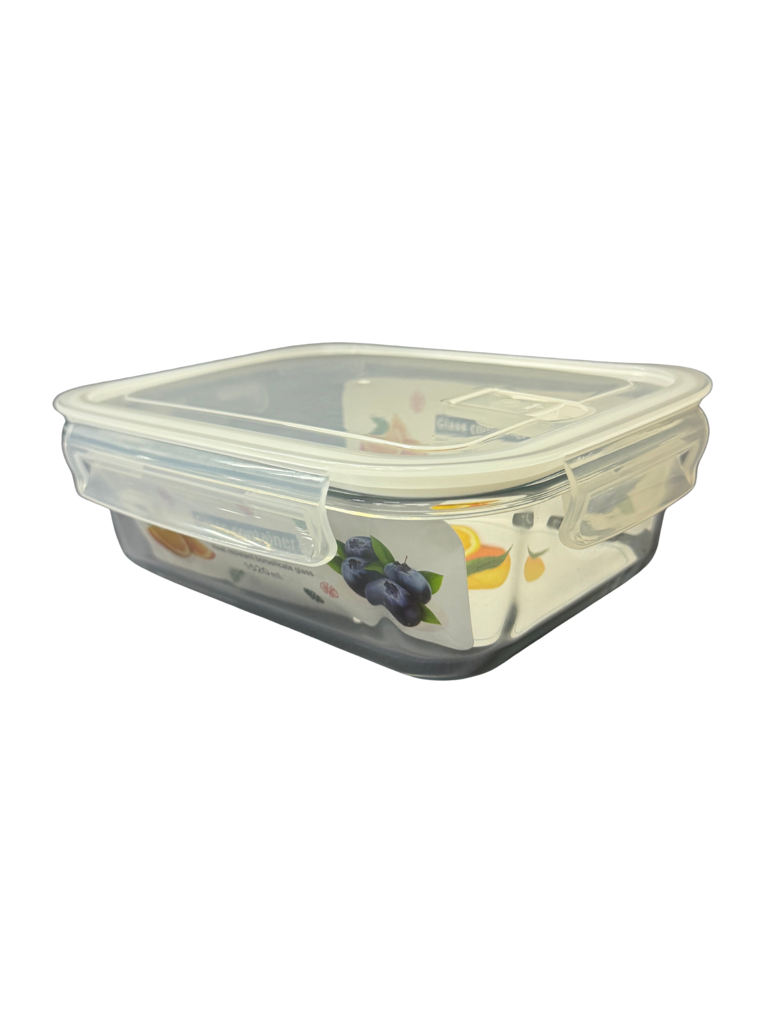 Envase de Vidrio con Tapa 1520ml 16767-4-1 Lonche. Lonchera. Vasija. Selecto