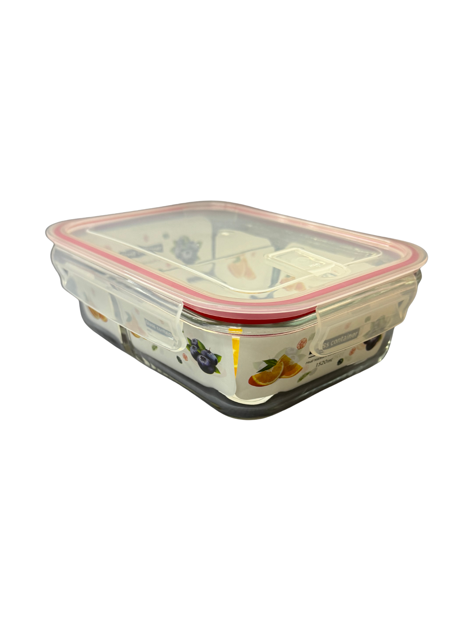 Envase de Vidrio con Tapa 1250ml 16767-8-2 Lonche. Lonchera. Vasija. Selecto