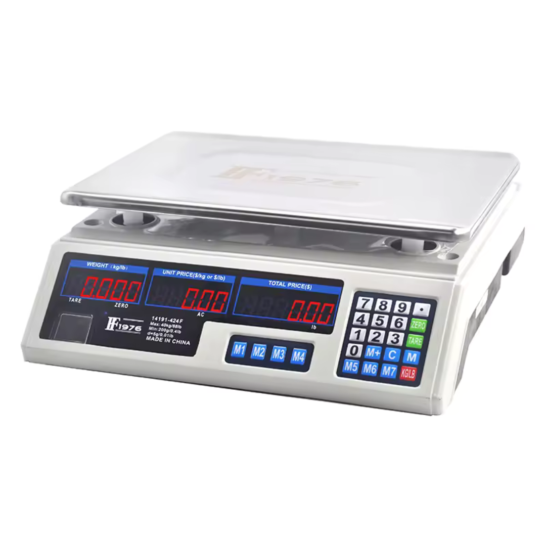 Balanza de Mesa Digital 40kg con Calculadora de Precios 14191-424F F1976 Báscula. Pesa. Selecto
