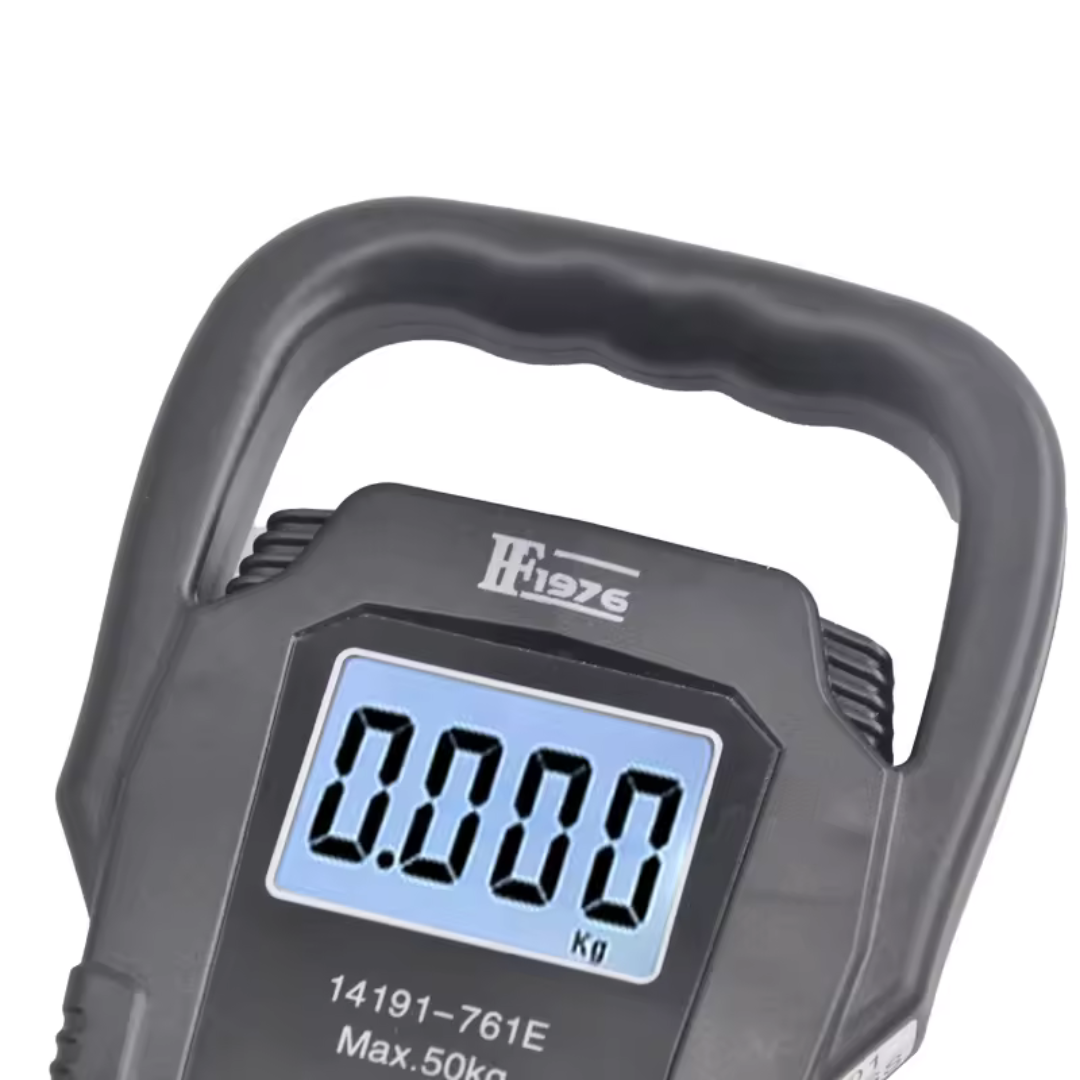 Balanza Digital de 50kg con Gancho 14191-761E F1976 Báscula. Pesa.