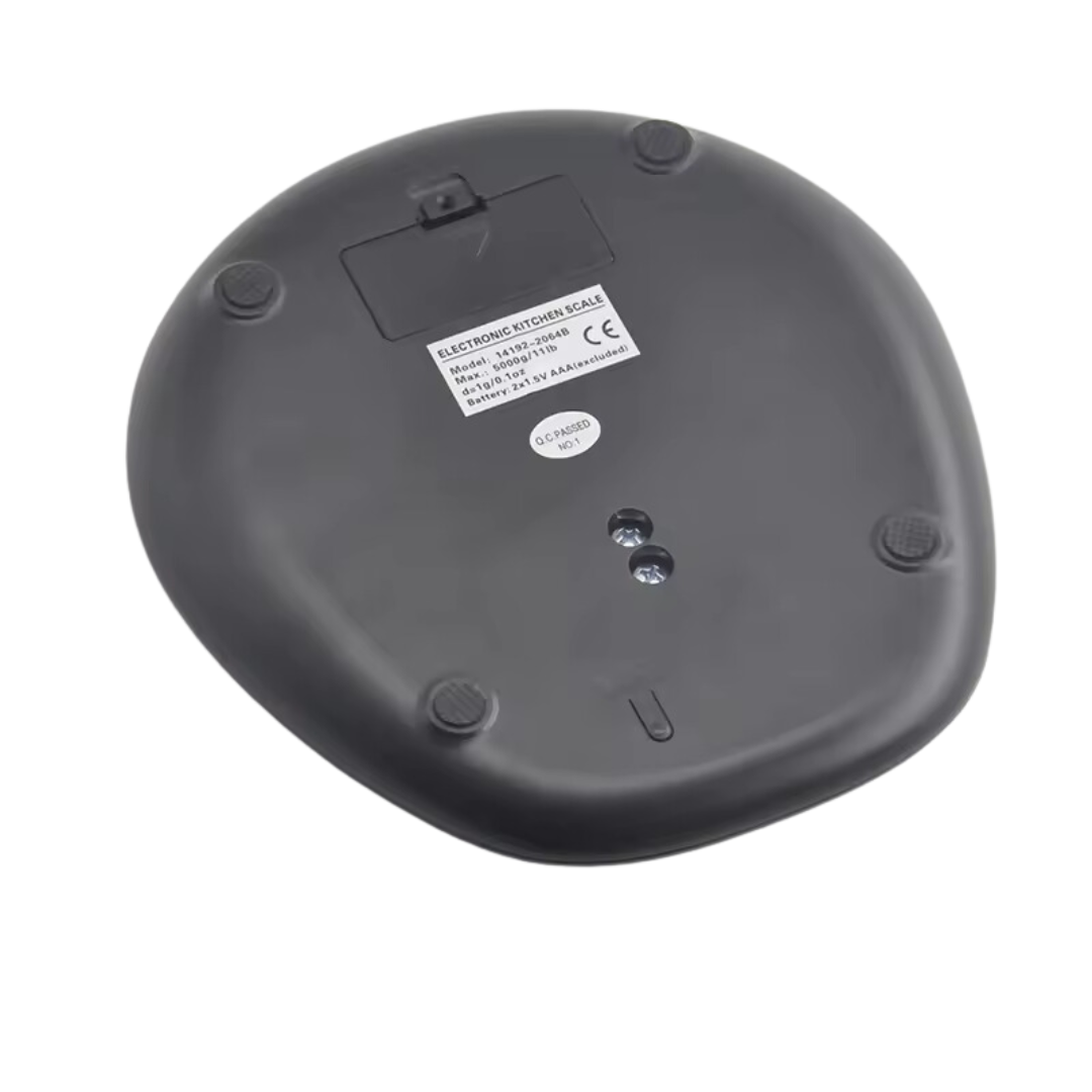 Balanza Digital de 5kg para VOLUMEN en Acero Inoxidable con Bowl de 1.8L 14192-2064B Báscula. Pesa. Selecto