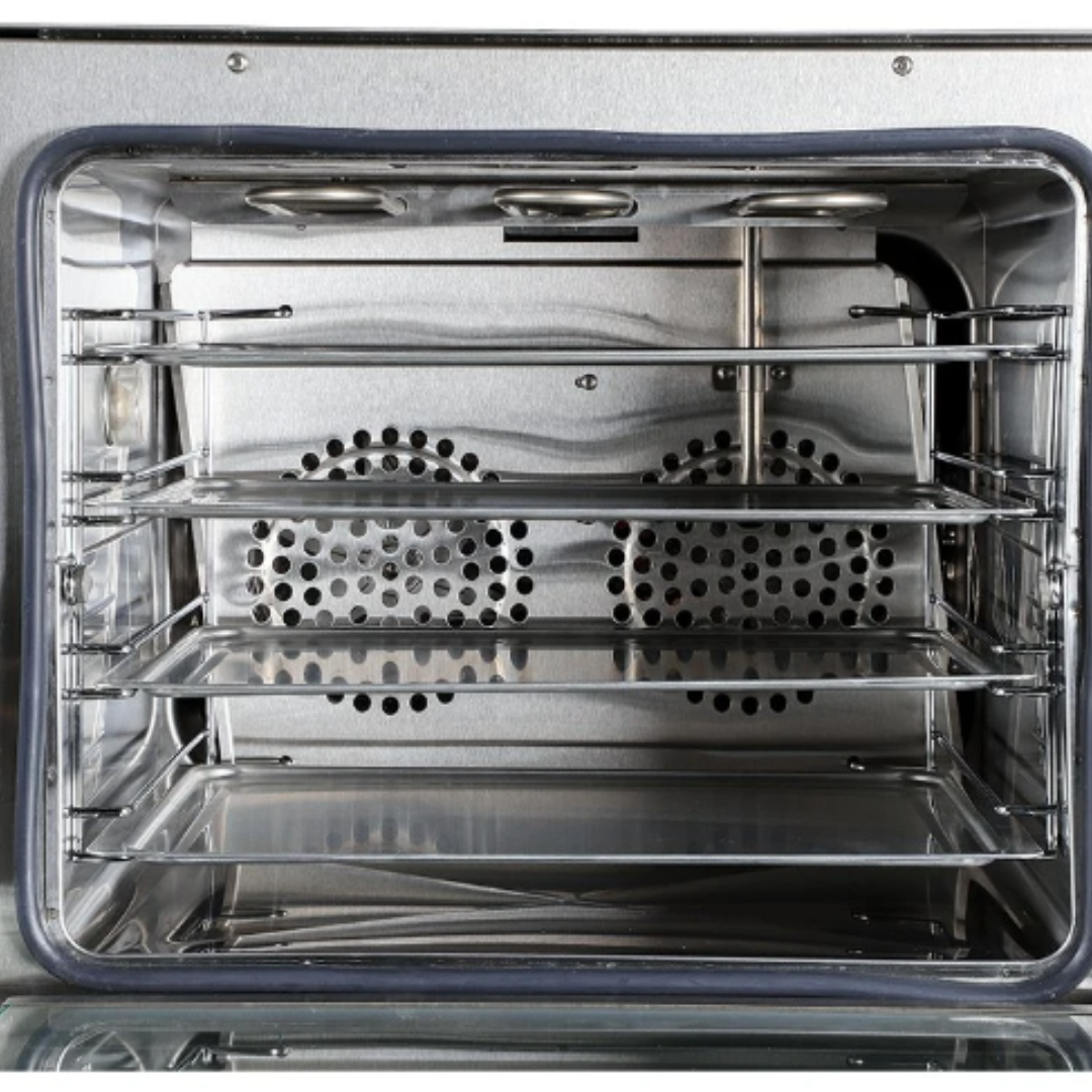 Horno de Convección Eléctrico de 4 Bandejas 110V/60Hz HEB-4F Selecto