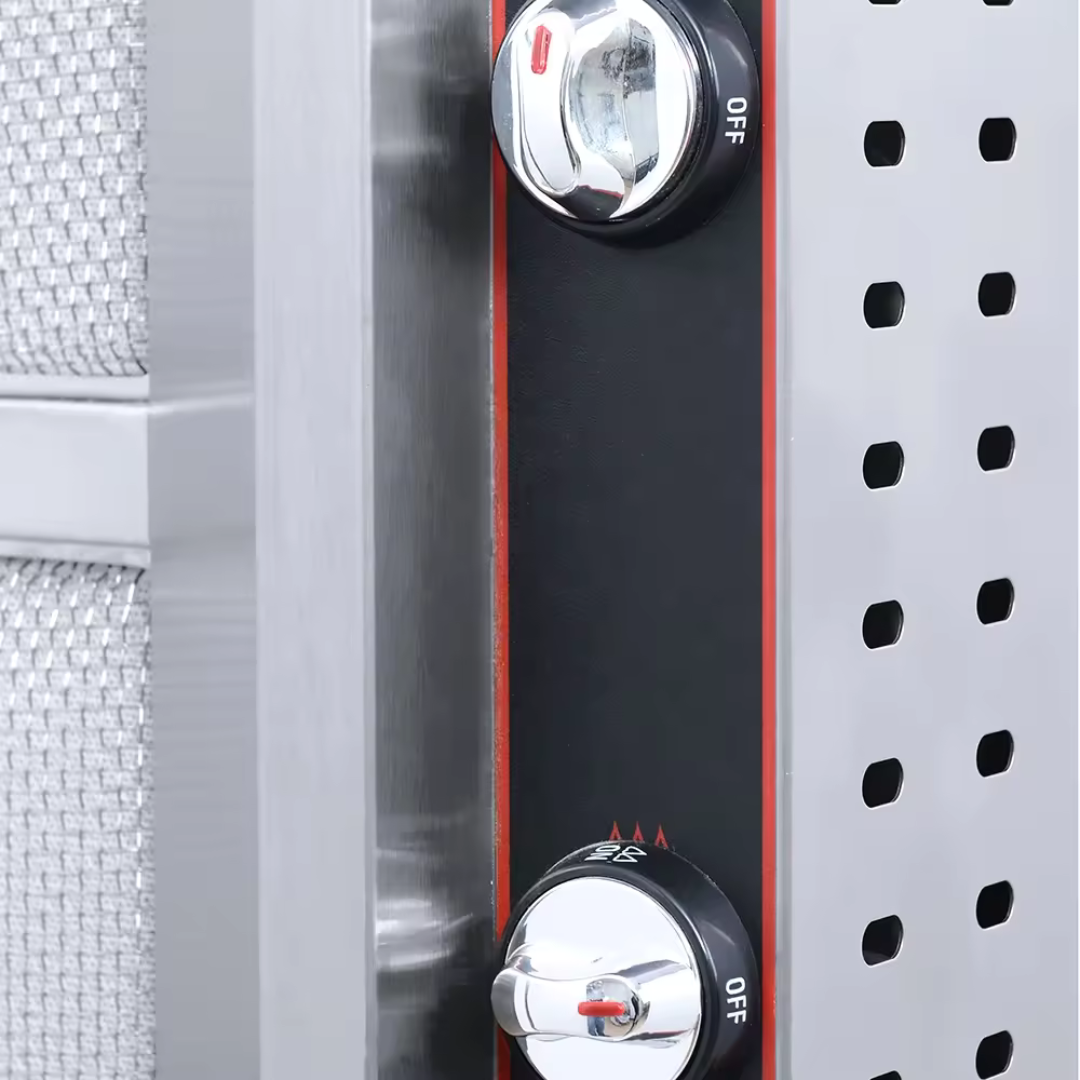 Equipo de Shawarma a Gas de 4 Quemadores HGS-R4 Kebab. Selecto